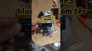 Placa MP3 bluetooth conexões tês