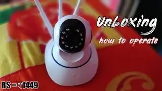 Wi-Fi smart camera unboxing v380 pro