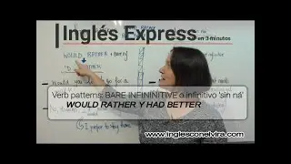 WOULD RATHER + HAD BETTER