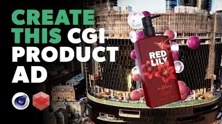 Create a Professional 3D Product Ad | Full Workflow in After Effects + Cinema 4D + Redshift