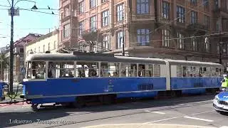 MPK Kraków, parada 2024, ul. Dietla #tramwaj #trams #krakow #oldtimer