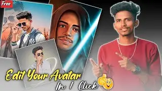 Create Your Avatar In One Click 😱 || Instagram Trending Avatar Photo Editing Tutorial In Hindi