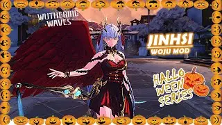 Jinhsi is Ready For Halloween Party - Woju Mod Halloween Series [Wuthering Waves 1.3 Mod]