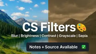 CSS Filters Tutorial – Blur, Brightness, Contrast, Grayscale, Sepia | Photo Gallery with Hover Effec