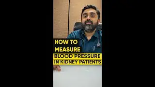 HOW TO MEASURE BLOOD PRESSURE FOR KIDNEY PATIENTS #kidney
