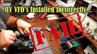 HY VFD's Installed Incorrectly...