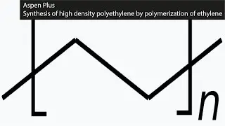 Aspen Plus: synthesis of high density polyethylene by polymerization of ethylene