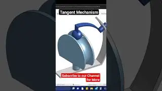 Tangent Mechanism #onshape #caddesign #youtubeshorts #shorts #mechanics #design #subscribe