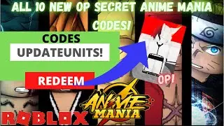 ALL 10 NEW OP *SECRET* Anime Mania Codes!  -Roblox Codes