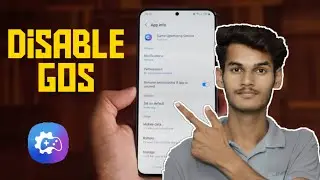 How to Disable Game Optimizing Service in Samsung? |  60FPS | Alliance Shield X | Technical Aryan