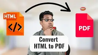 How to Convert HTML to PDF Free