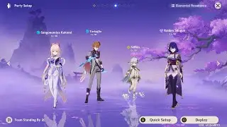 New Party Setup Screen - Version 4.0 | Genshin Impact