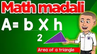 EASY way to find the AREA of a triangle