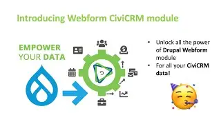 Drupal 8/9 Webform + Entities integration with CiviCRM