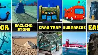 SpongeBob Buildings & Equipment in Real Life