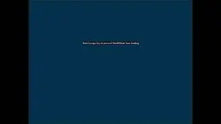 hold escape key to prevent startisback from loading