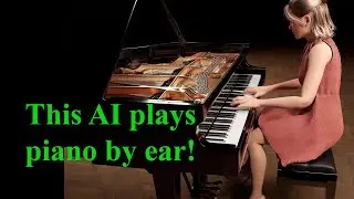 Virtual Piano Player Animated by AI!