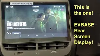 EVBASE Tesla Model 3/Y Rear Screen Display