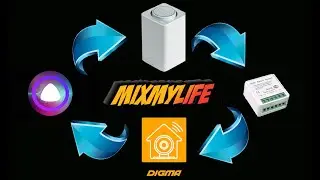 подключение реле Wi-Fi DIY Smart Switch к Алисе