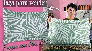 Como Fazer Fronha Com Abas Super Fácil Passo a Passo [Fronha sem Overlock | Jogo de Cama]
