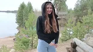 Съездили в церковь. Переправа через реку Луза.