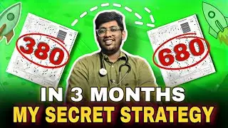 380 to 680 marks in 3 months🚀| My Secret Strategy | NEET 2025