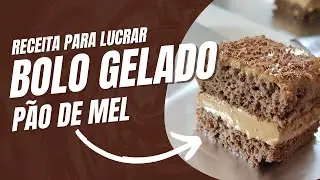 BOLO GELADO  PÃO DE MEL - Receita Completa por Dri Nascimento