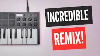 EDM REMIX Of Old Classic On The AKAI MPK Mini MK3 Midi Keyboard