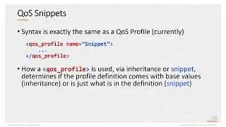 RTI Academy - XML and Quality of Service - 3 QoS Naming and Composition