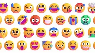 Windows 11 Microsoft  New Fluent Emoji  3D