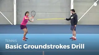 Basic Groundstrokes Drill | Tennis