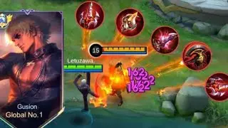 GUSION BEST GAMEPLAY MONTAGE COMPILATION #mobilelegend #gusion #gameplay #video #mlbbshorts #gusion