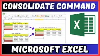 Ms Excel - Consolidate | How to Use The Consolidate Function in Excel