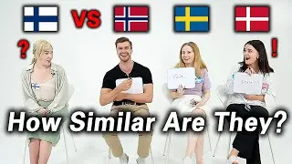 Finnish Language l Can Norwegian, Swedish and Danish Speakers Understand it? (Nordic Language)