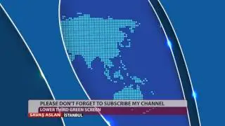 News Lower Third Green Screen