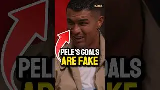 Ronaldo really said pele's goals are from trainings!😯💀 bro has no cill💀