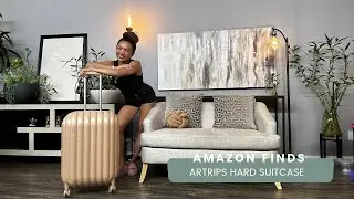 Amazon Find: artrips Hardside Lightweight Suitcase Review | Durable Travel with Spinner Wheels