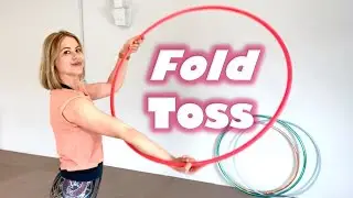 Fold Toss // Hula Hoop Trick auf deutsch // für Anfänger und Fortgeschrittene