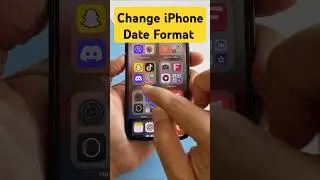 Change iPhone Date Format in Seconds! 