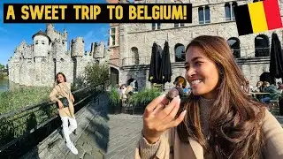 A Sweet Trip To Belgium - First Time To See A Castle! - Europe Trip 3