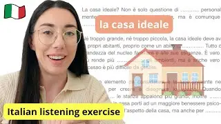 Italian listening test: la casa ideale (B1-B2) (Subtitles)
