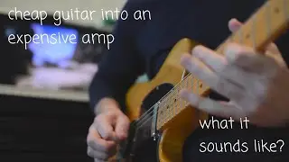 Cheap guitar(Harley Benton te-52) into an expensive amp(Kemper profiler) improv jam
