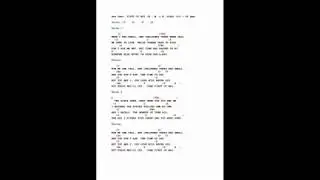 Bee Gees: FIRST OF MAY - Original & In Sync LYRICS & CHORDS - Free* TAB: DairyBeat: