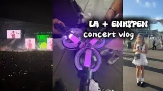 la + enhypen concert - mini vlog