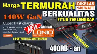 NEW!! LDNIO A6140C CHARGER 140 WATT TERMURAH DIKELASNYA, MEWAAAAH!! FITUR TERLENGKAP