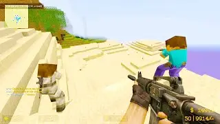 Counter Strike Source - Zombie Escape Mod on ze_minecraft_adventure_v1_2c map