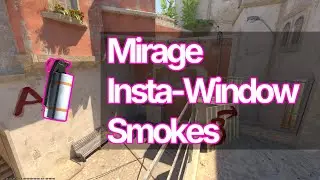 CS2 Mirage Insta-Window Smokes | 2026