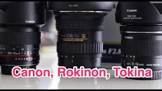 Canon 10-18mm f4.5-5.6 vs Rokinon (Samyang) 10mm f2.8  vs Tokina 11-20mm f2.8