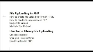 PHP Lecture 5.1 -  Handle File uploading in Urdu