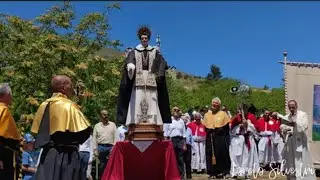 La tradizionale benedizione dei campi e del paese di Scurcola Marsicana San Vincenzo Ferreri